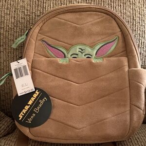 Vera Bradley Star Wars Small Backpack in Mandalorian Medallion pattern ***NWT***